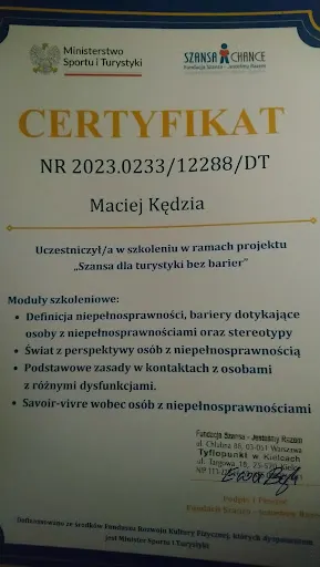 Maciej Kędzia - przewodnik świętokrzyski